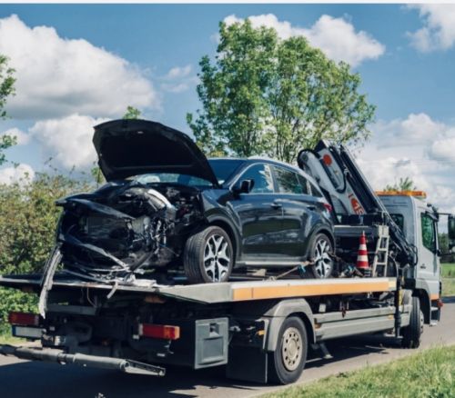 A W H Scrap Car Recovery, Morecambe, England