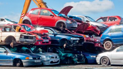 Lydd Car Breakers, Romney Marsh, England