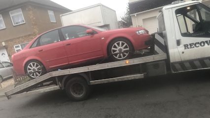 Scrap my car, Sunbury-on-Thames, England